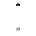 Lustra Pendant Lamp Mushroom Cluster Wood & Glass