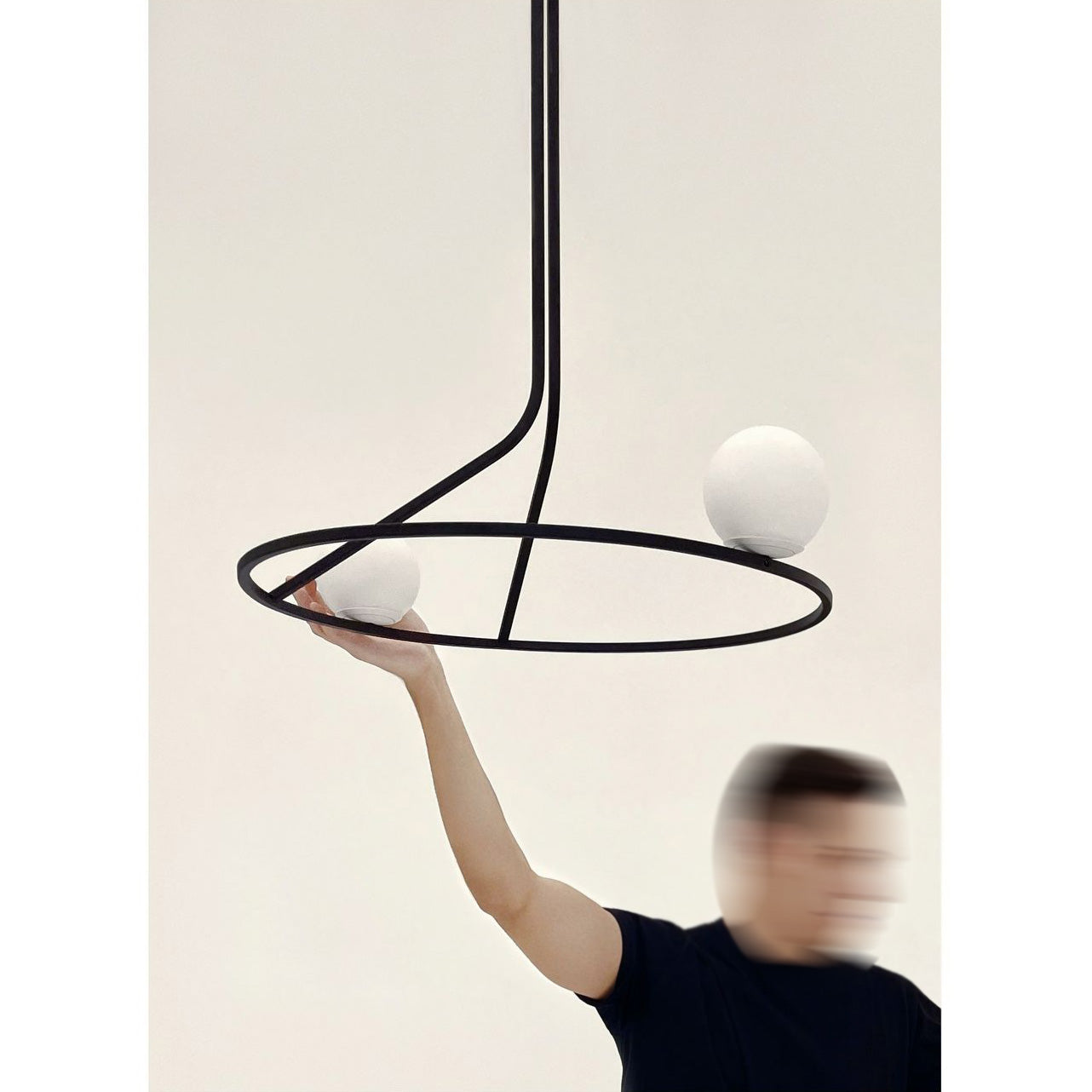 Ilthael Modern Minimalist Brass Glass Chandelier