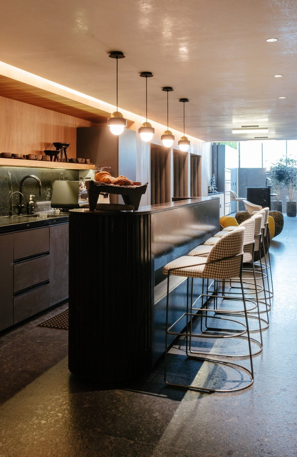 Elliren Modern Minimalist Marble Glass Pendant Lamp