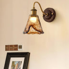 Amberveil Vintage Glass Wall Light