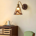 Amberveil Vintage Glass Wall Light