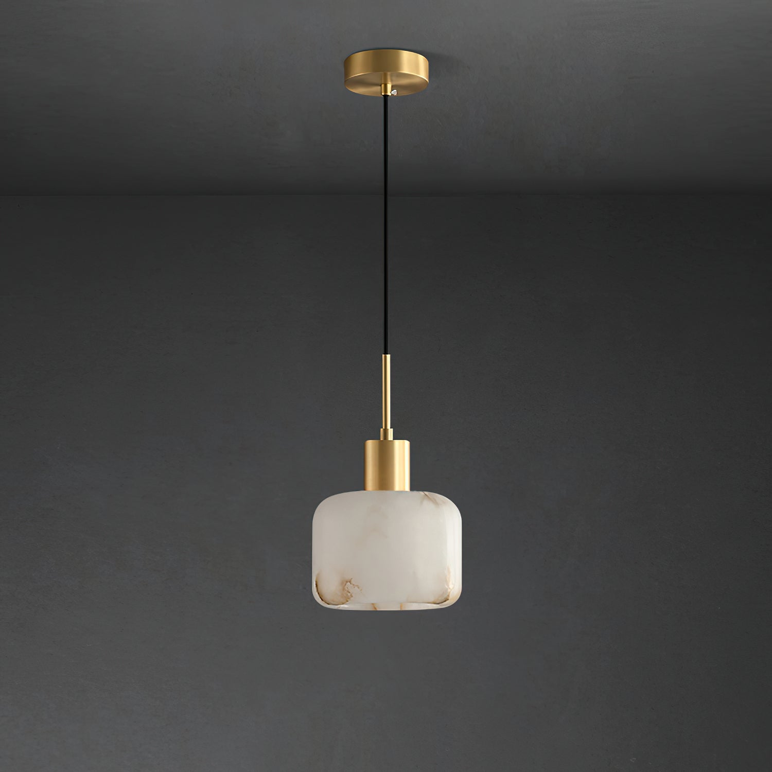 Eliriel Natural Small Alabaster Pendant Light