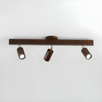 Solara Ceiling Lamp Natural Wood Beam with Spotlight - image 25