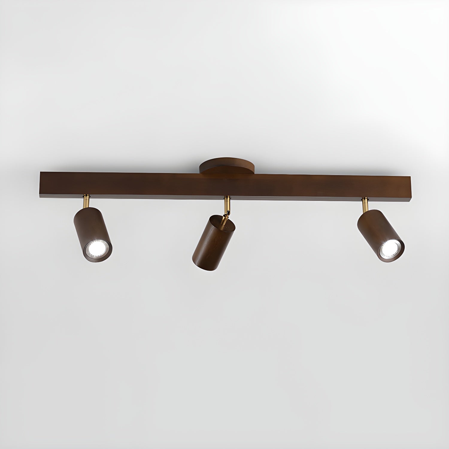 Solara Ceiling Lamp Natural Wood Beam with Spotlight - image 25