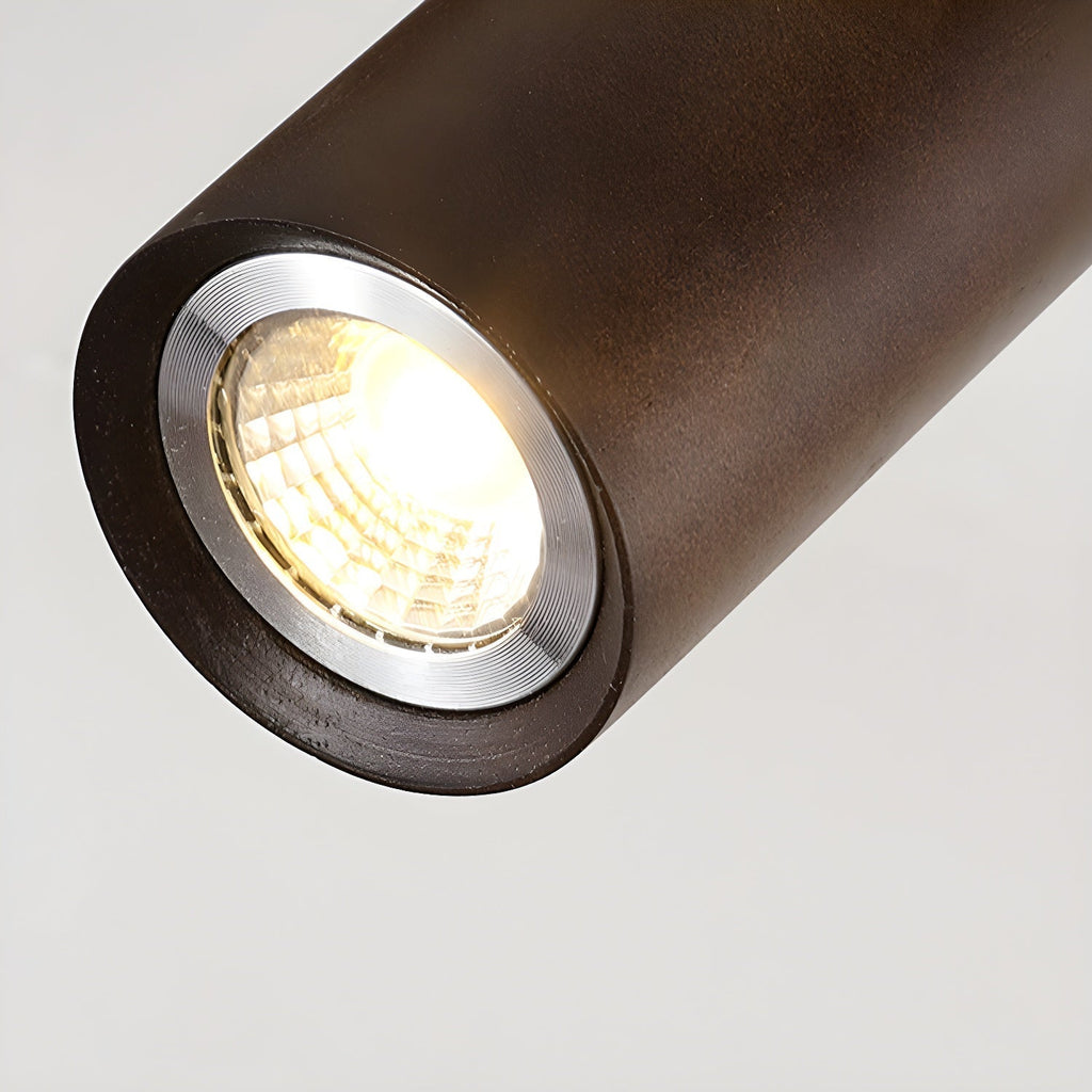 Solara Ceiling Lamp Natural Wood Beam with Spotlight - image 15