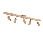 Solara Ceiling Lamp Natural Wood Beam with Spotlight - image 20