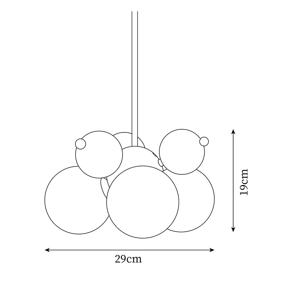 Nebula Pendant Lamp Globe Cluster Modern