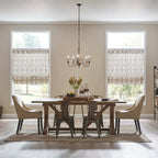 Evvine Vintage Industrial Wood Chandelier