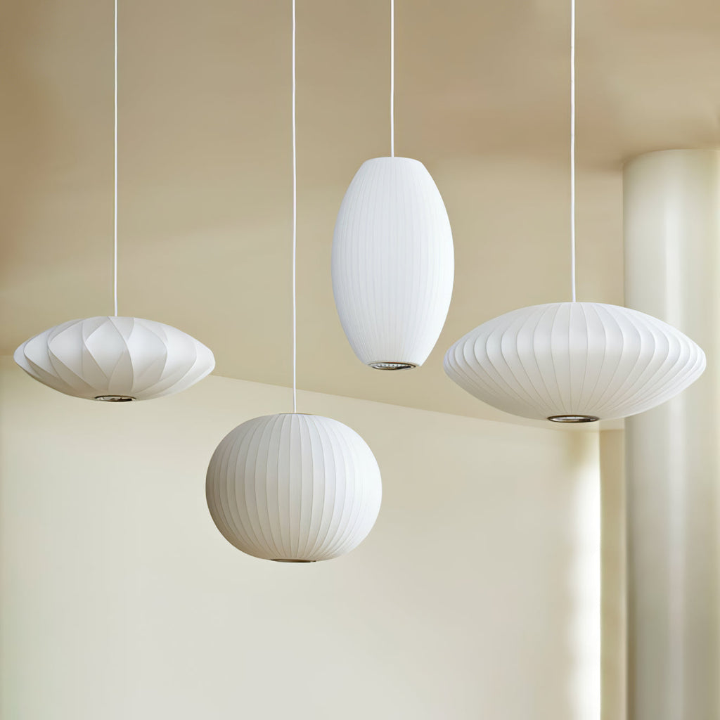 Solarnce Silk & Steel Pendant Lamp