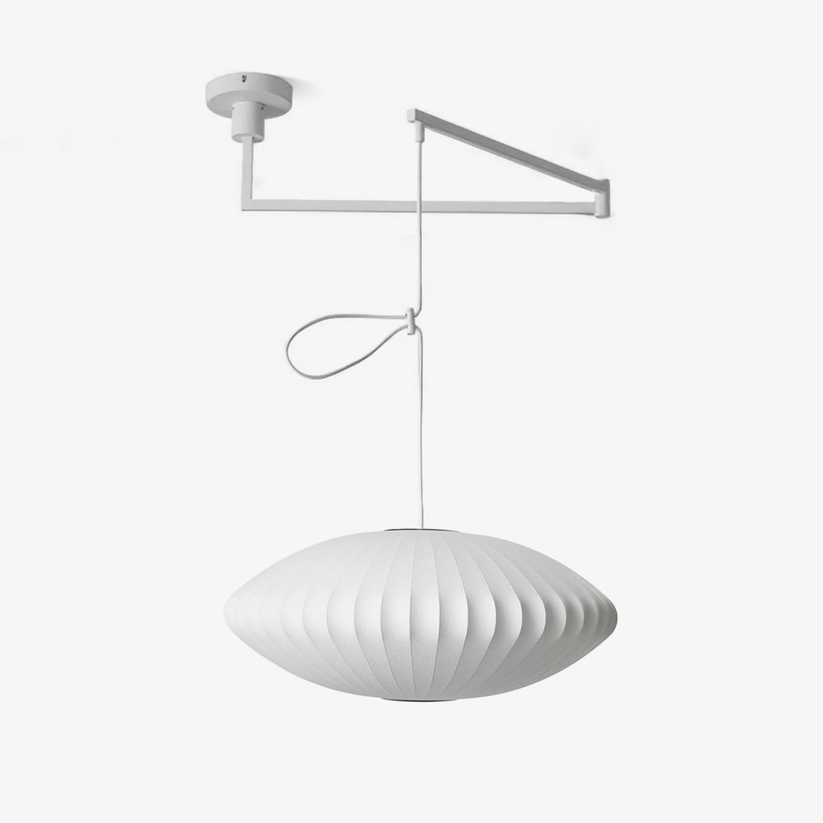 Solarnce Silk & Steel Pendant Lamp