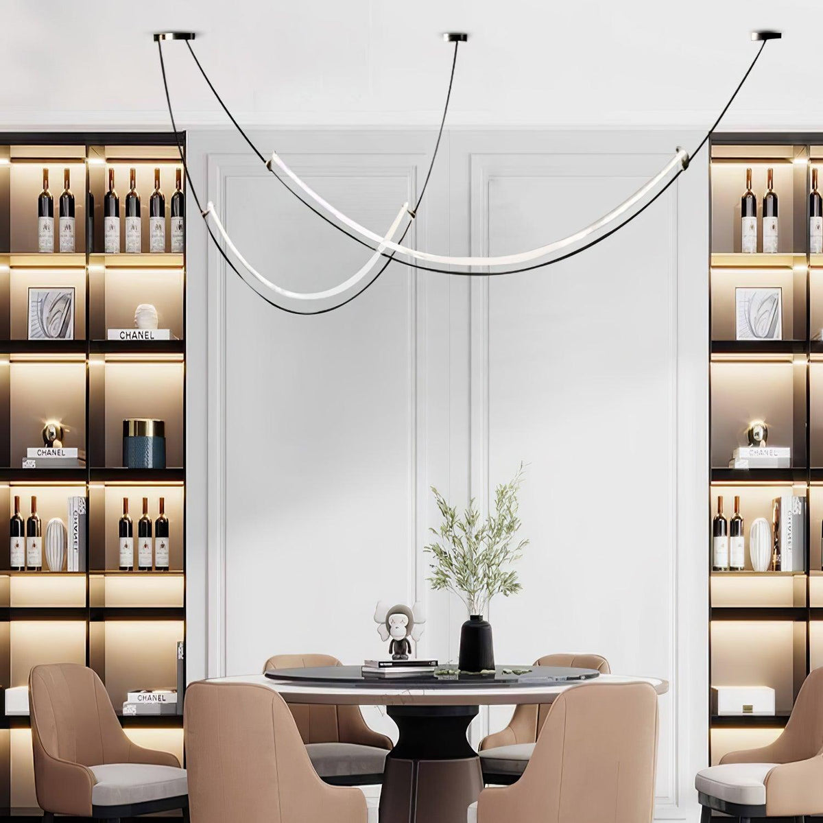 Arisha Curved LED Pendant Light