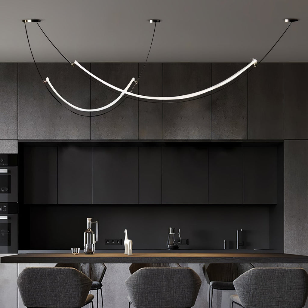 Arisha Curved LED Pendant Light
