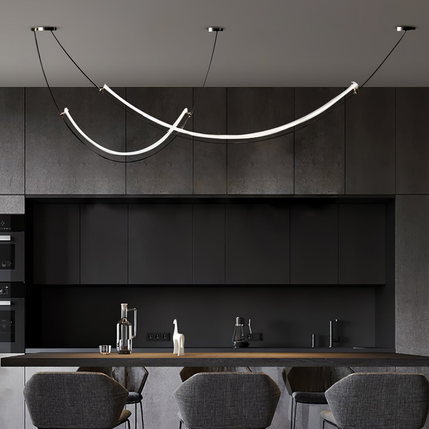 Arisha Curved LED Pendant Light