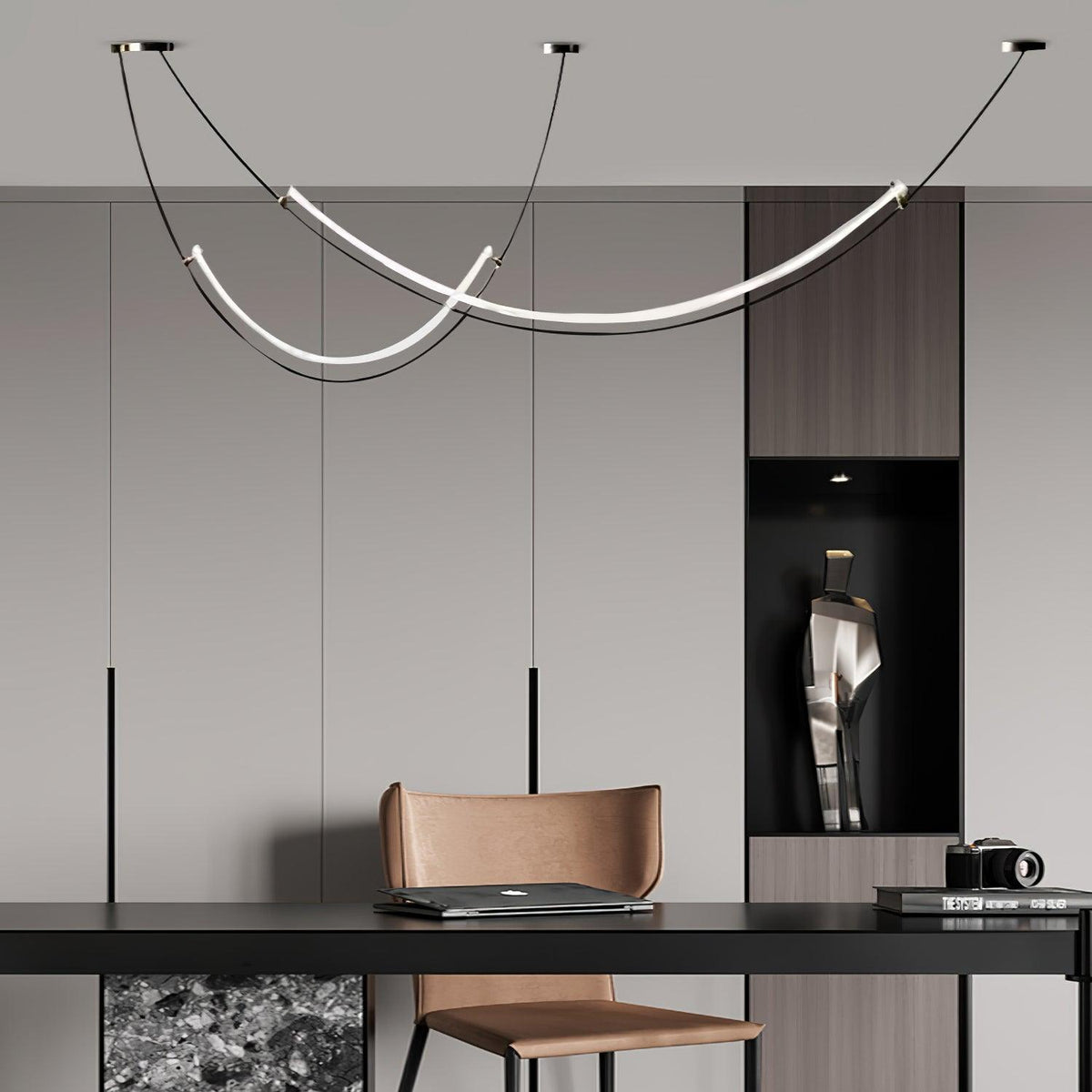 Arisha Curved LED Pendant Light
