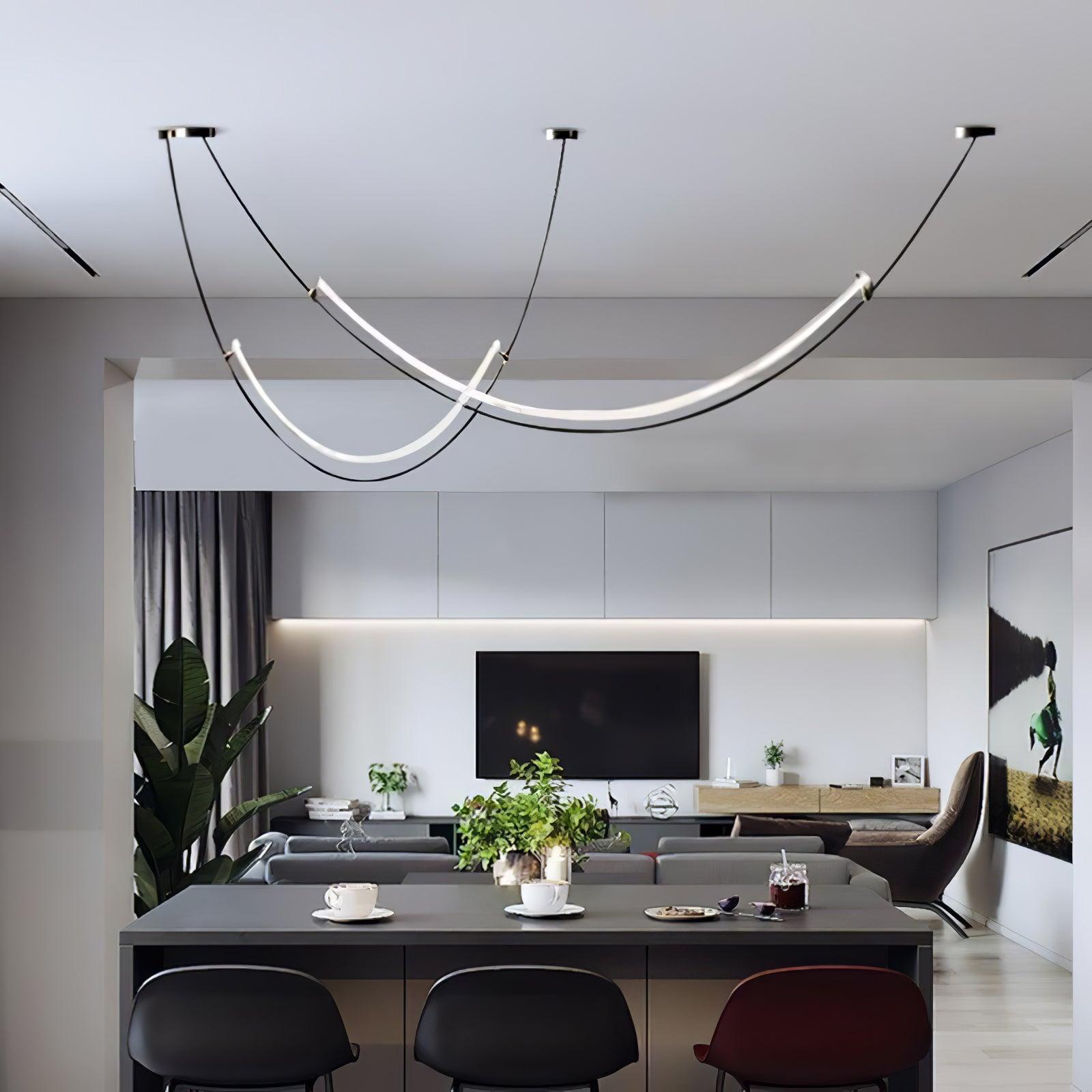 Arisha Curved LED Pendant Light