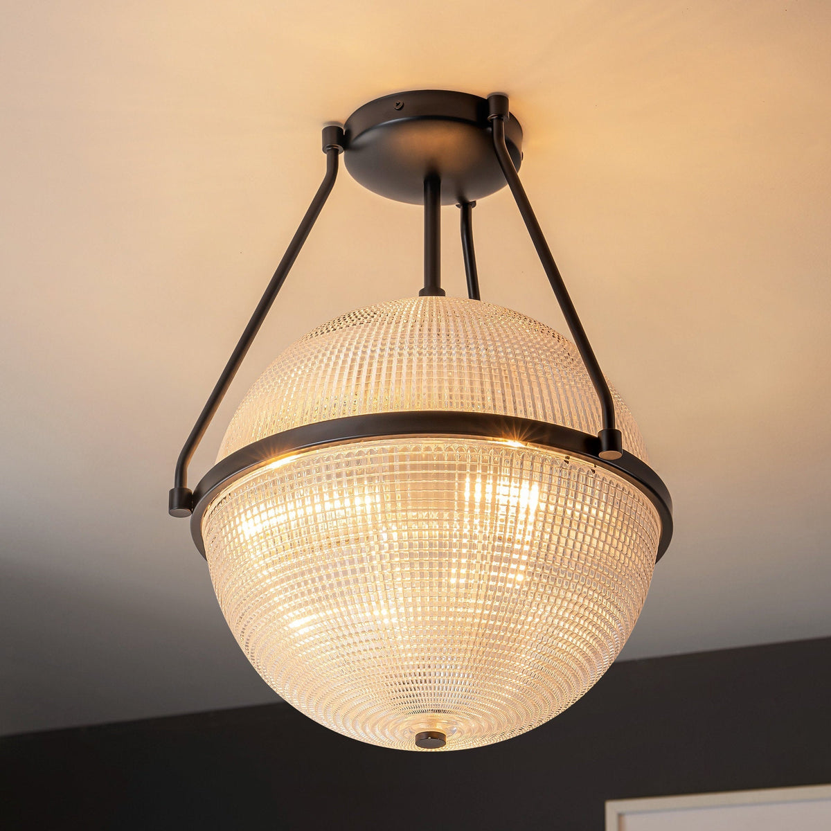Atale Modern Minimalist Glass Ceiling Lamp