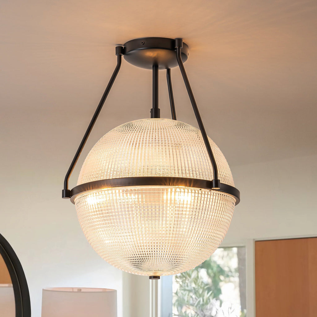 Atale Modern Minimalist Glass Ceiling Lamp