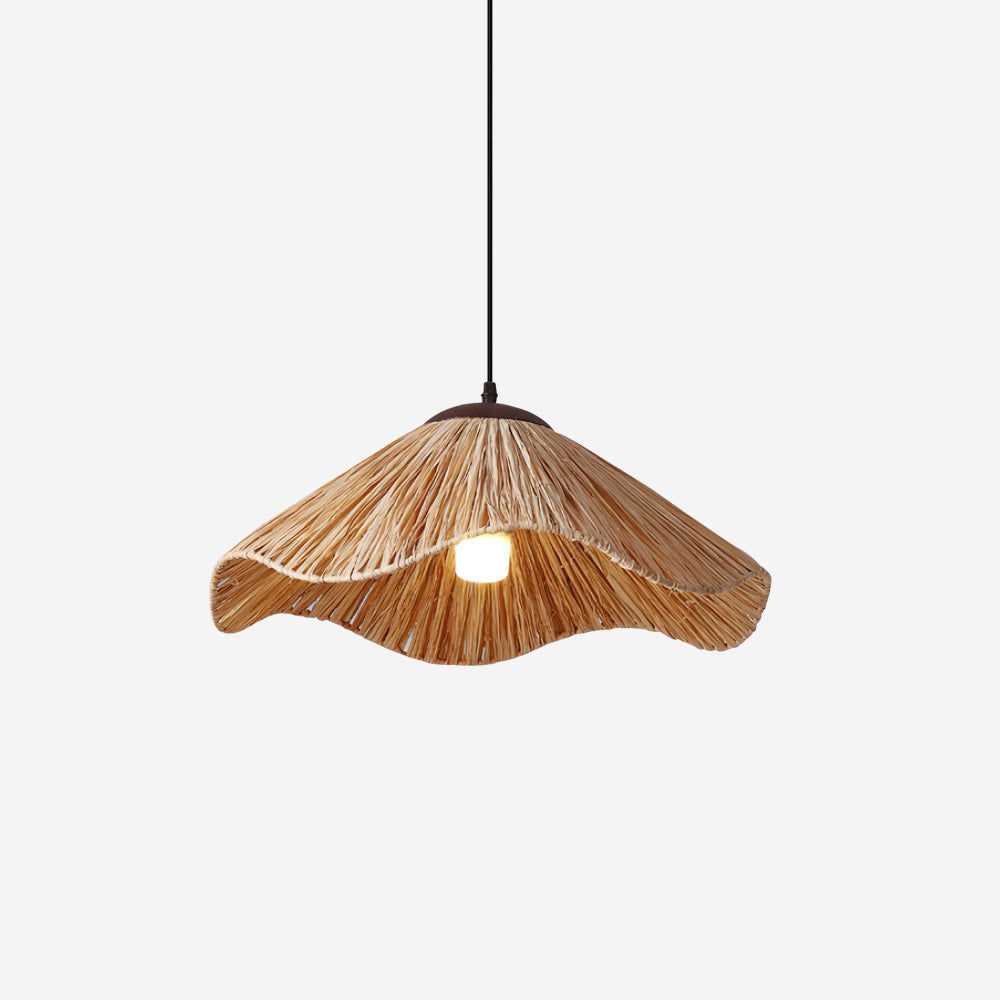 Nikita Pendant Lamp Rattan Organic Wavy