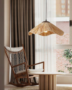 Nikita Pendant Lamp Rattan Organic Wavy