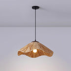 Nikita Pendant Lamp Rattan Organic Wavy
