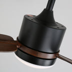 Zeyra Modern Wood Ceiling Fan Light