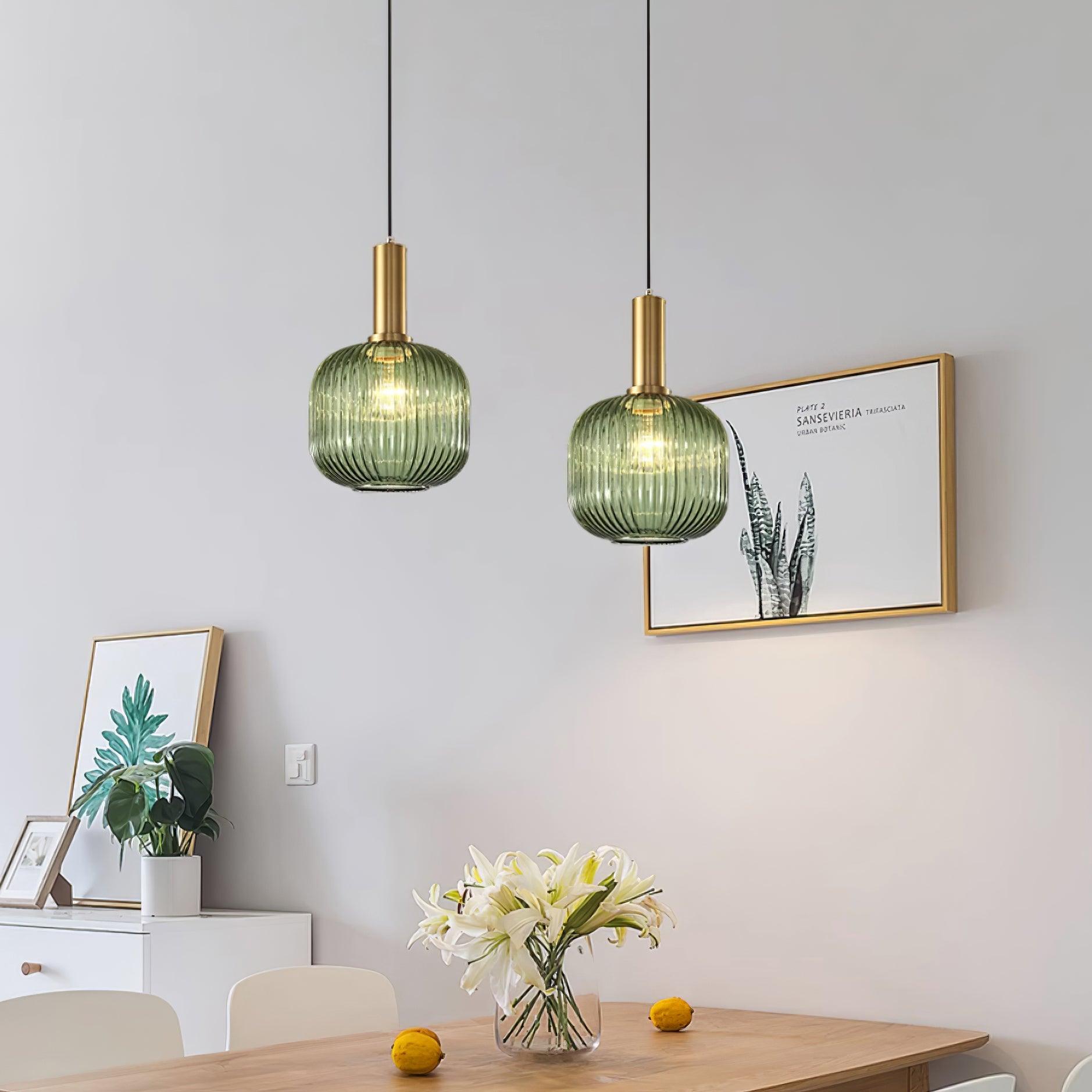 Elara Ribbed Pendant Lamp