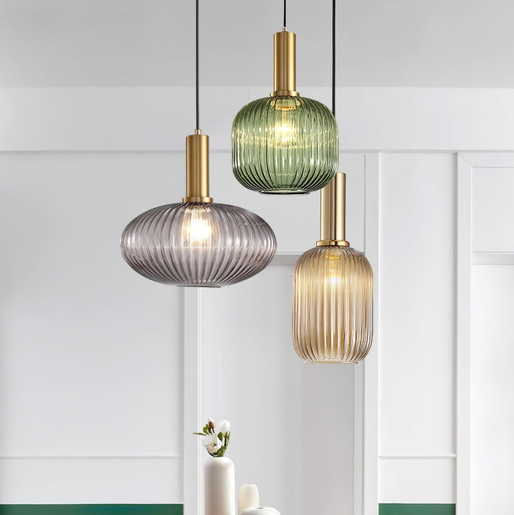 Elara Ribbed Pendant Lamp
