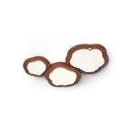 Niseko Ceiling Lamp Wood Finish With Cloud-Like