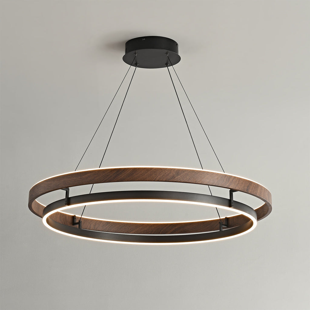 Niseko Chandelier Double Ring Design With LED Glow - image 7