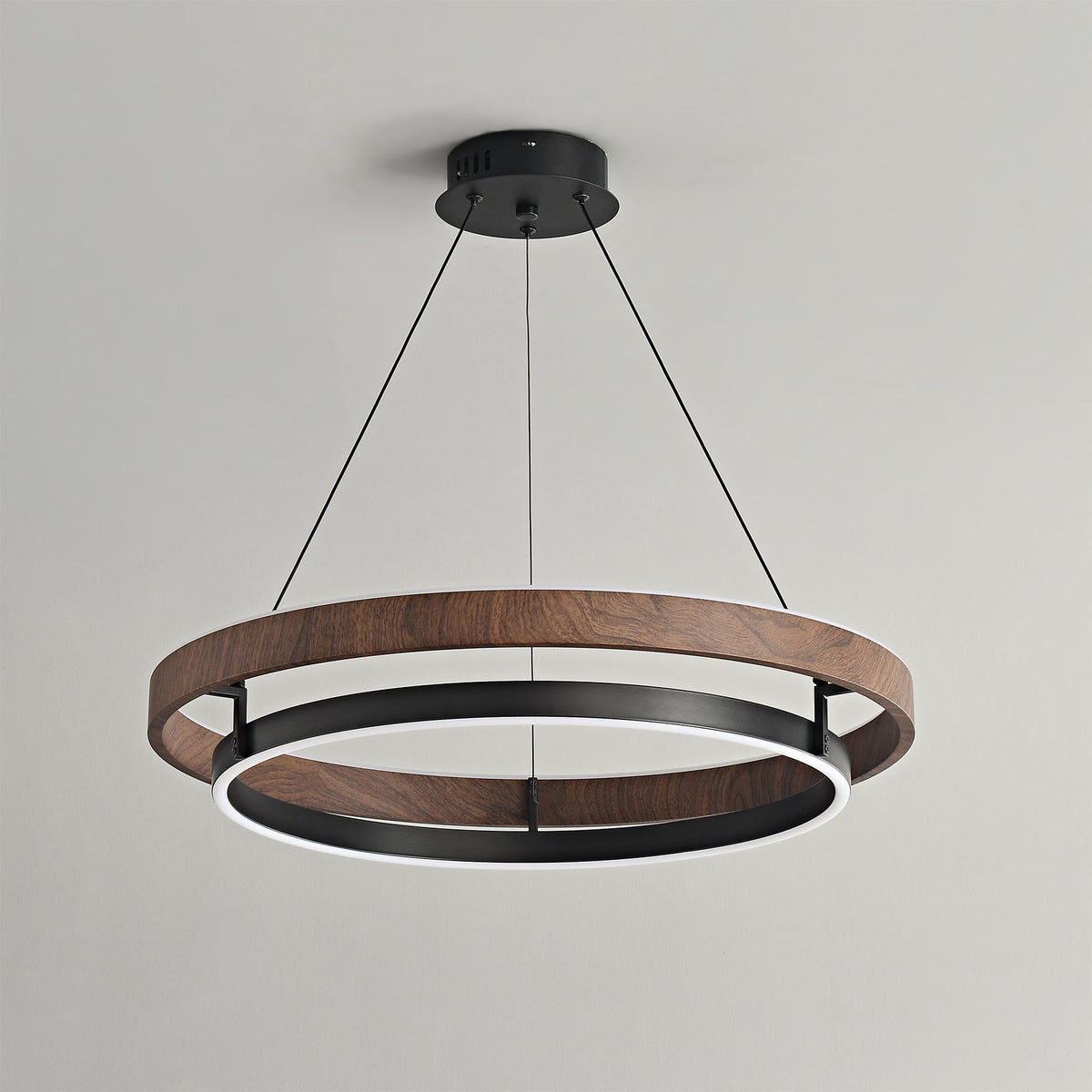 Niseko Chandelier Double Ring Design With LED Glow - image 16