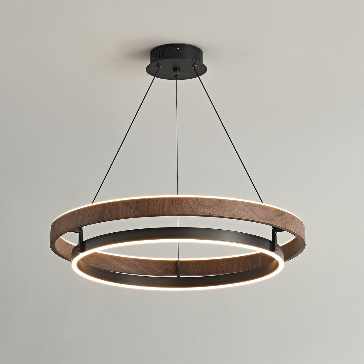 Niseko Chandelier Double Ring Design With LED Glow - image 17