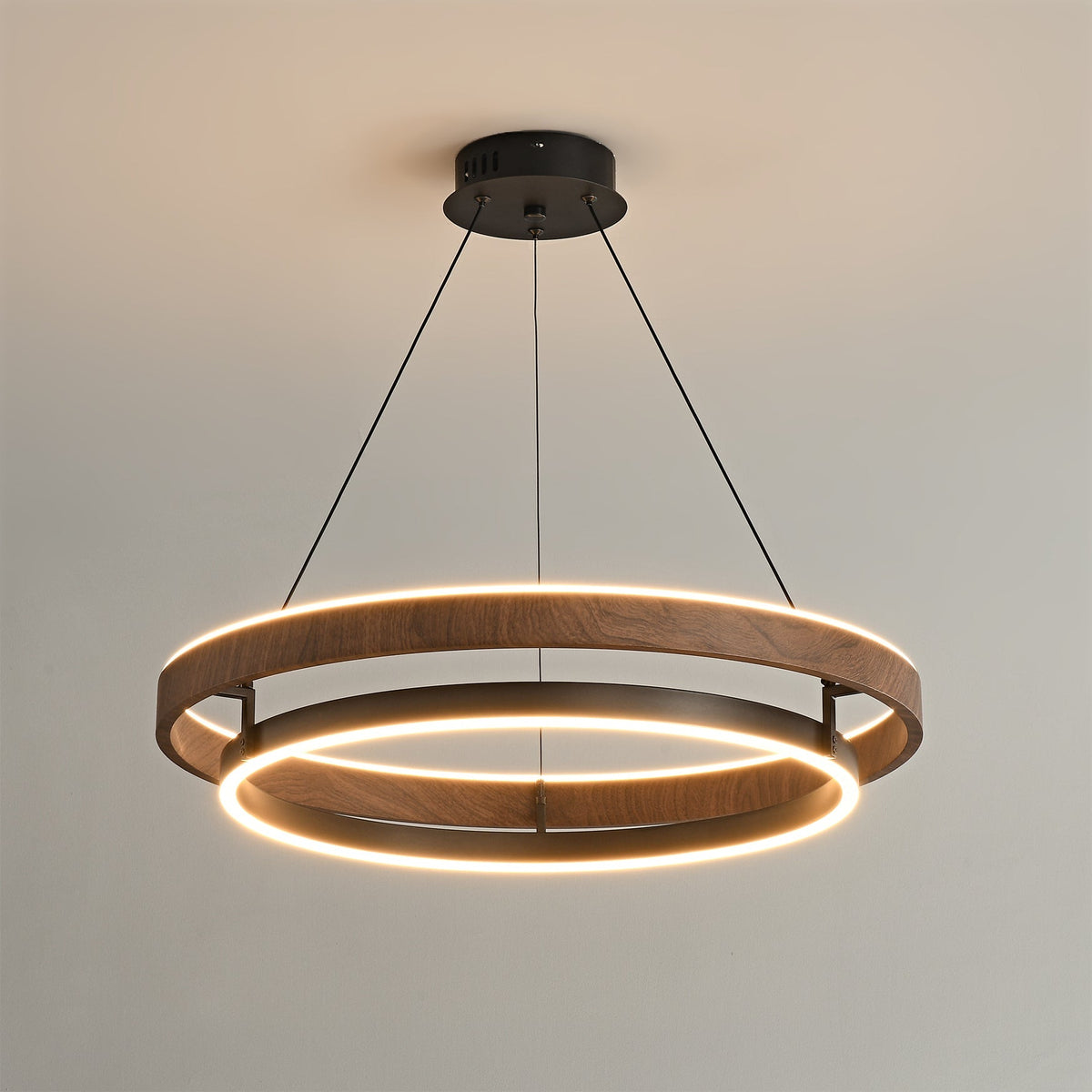 Niseko Chandelier Double Ring Design With LED Glow - image 18