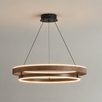 Niseko Chandelier Double Ring Design With LED Glow - image 2