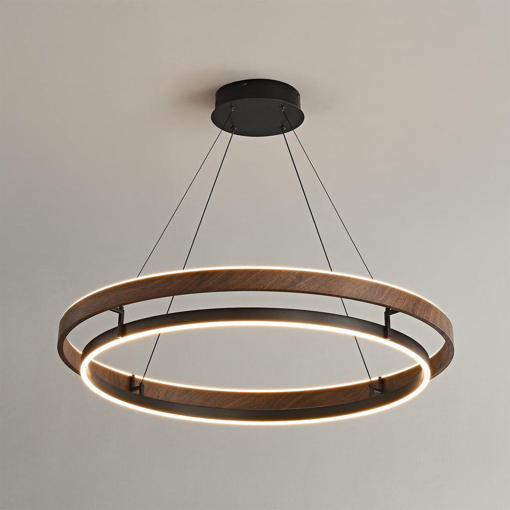 Niseko Chandelier Double Ring Design With LED Glow - image 10
