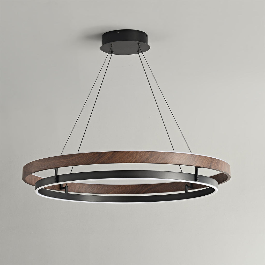 Niseko Chandelier Double Ring Design With LED Glow - image 11