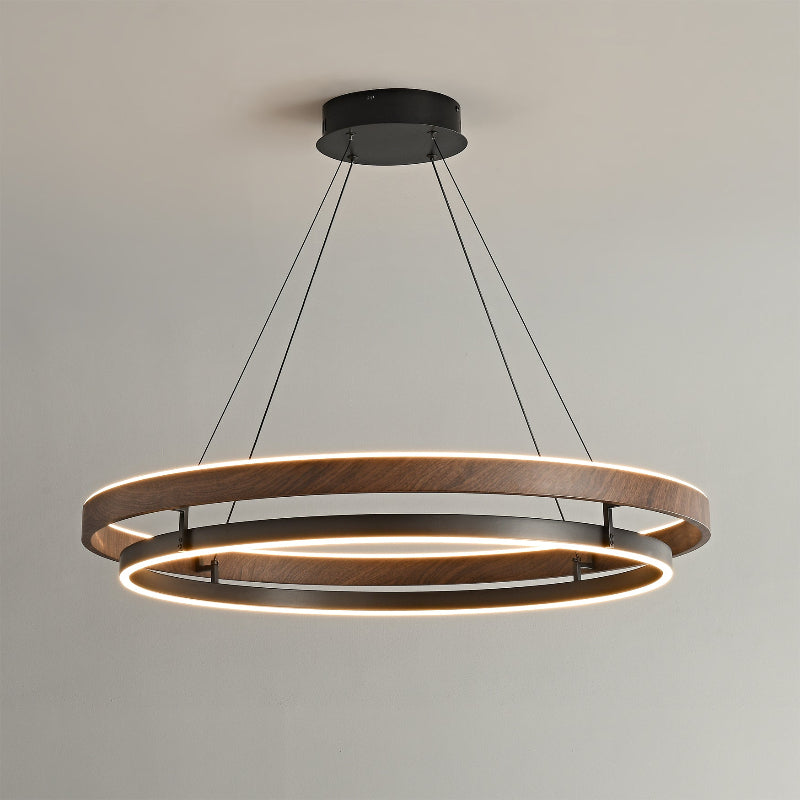 Niseko Chandelier Double Ring Design With LED Glow - image 12