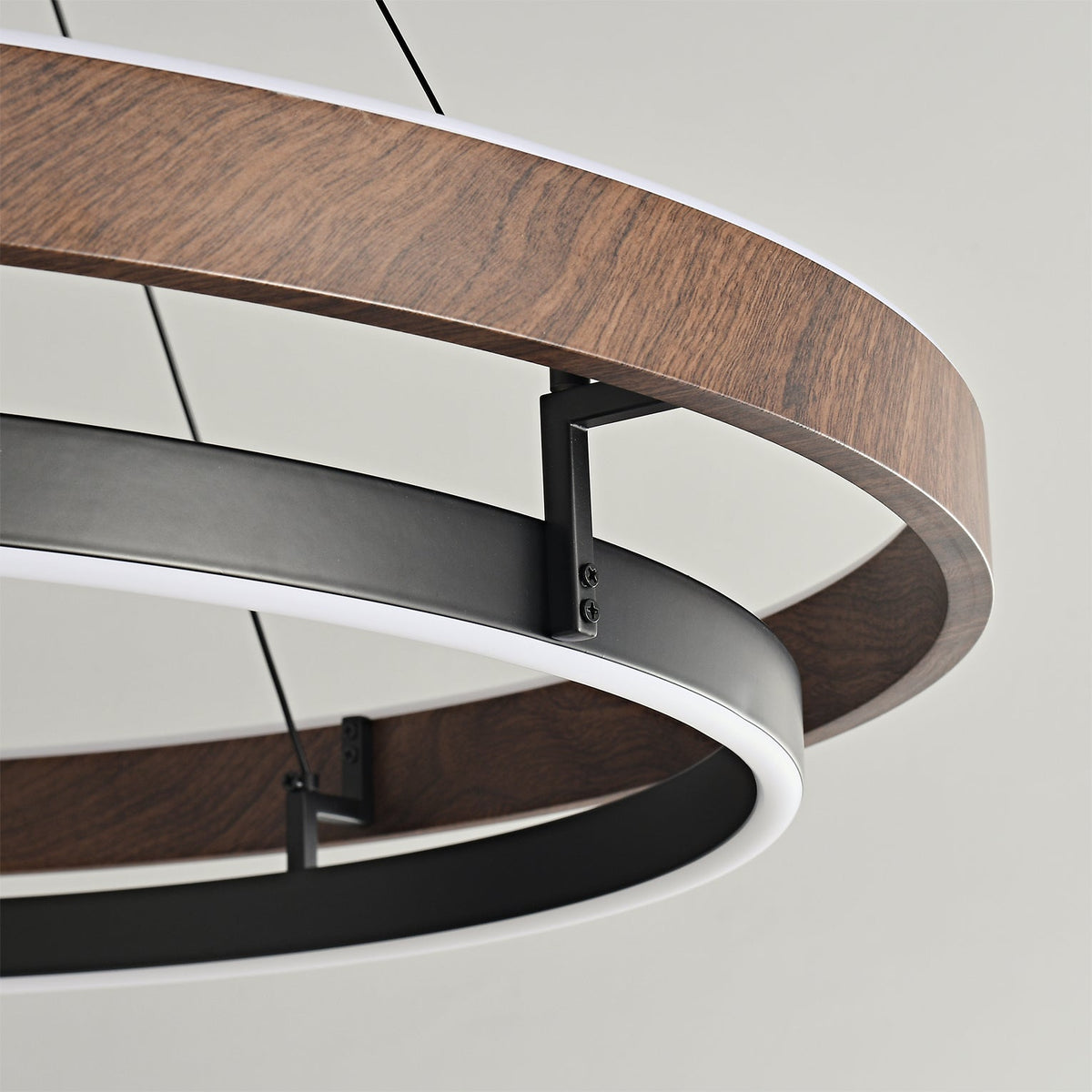 Niseko Chandelier Double Ring Design With LED Glow - image 13