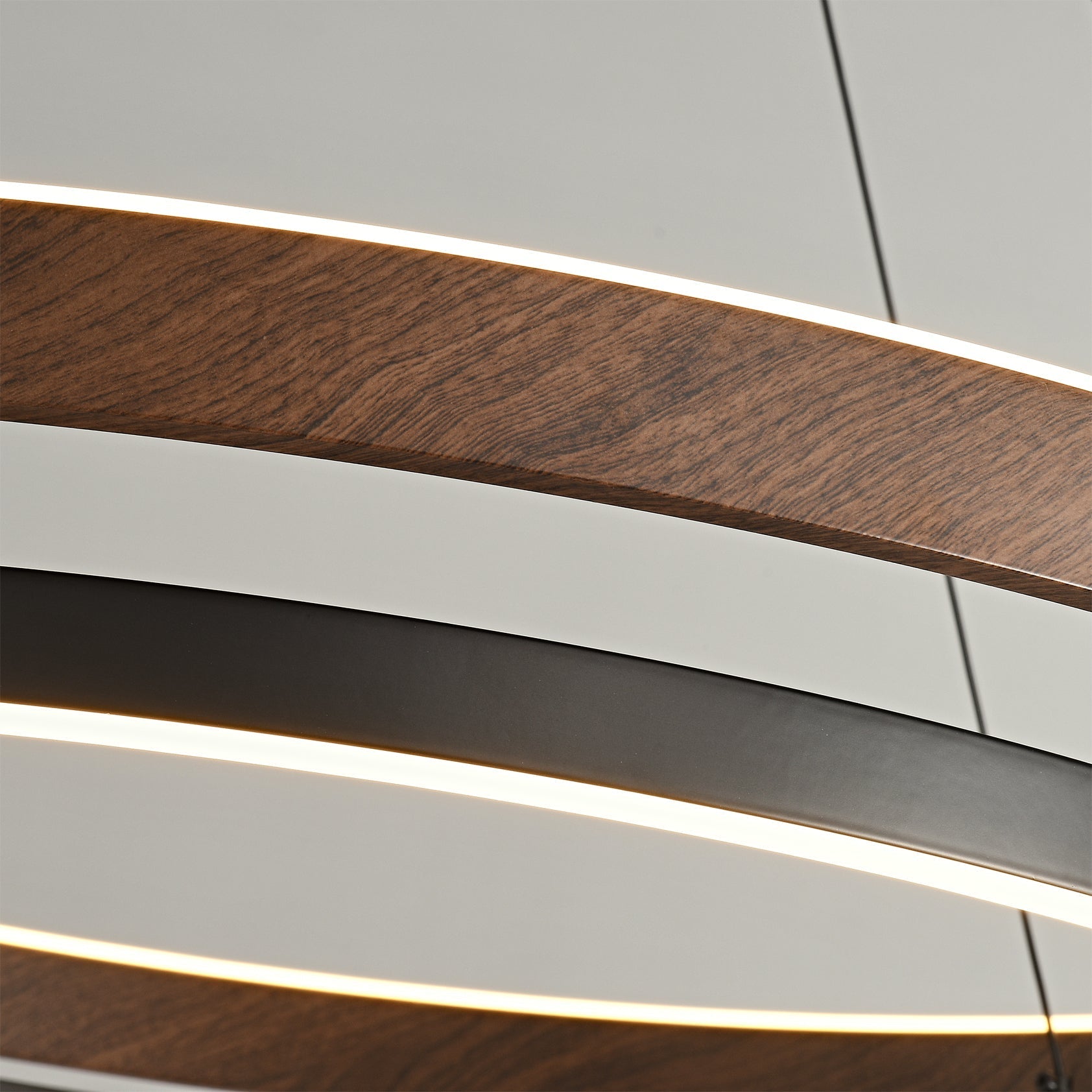 Niseko Chandelier Double Ring Design With LED Glow - image 14