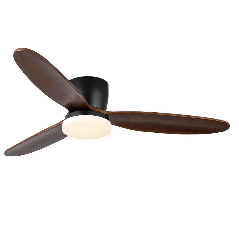 Nocturnus Minimalist Wooden Ceiling Fan Light