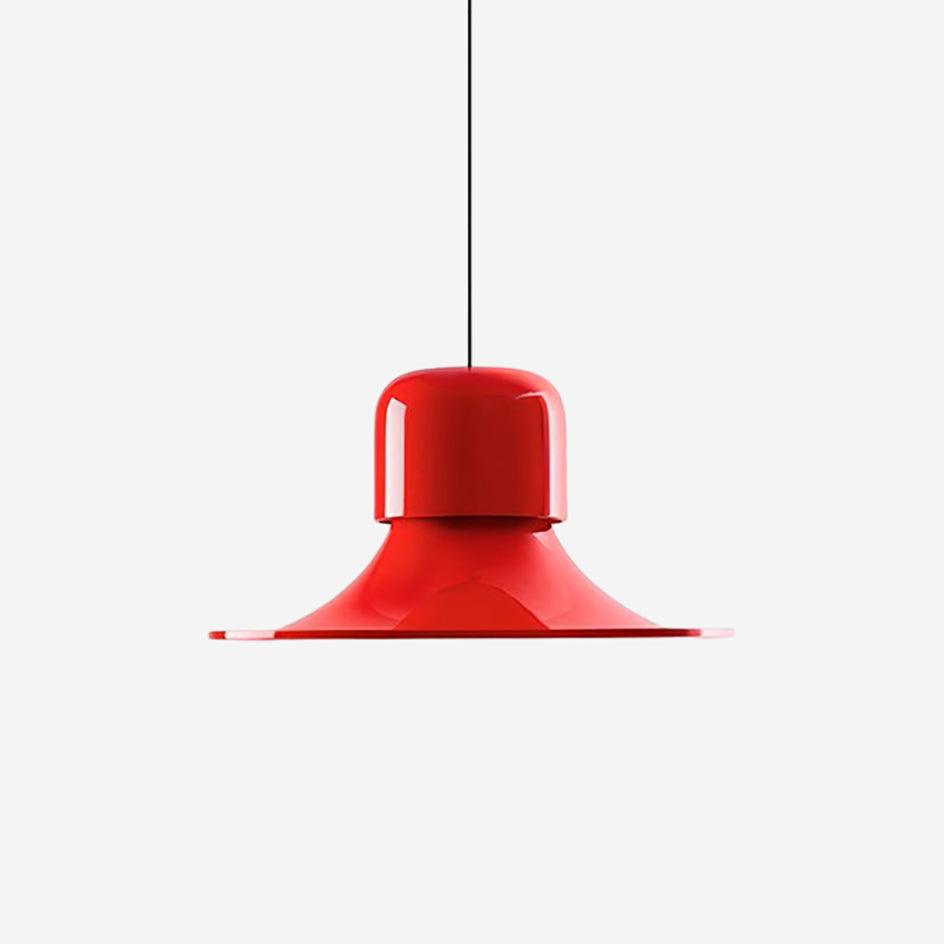 Nordisk Pendant Lamp Flared Red LED Modern