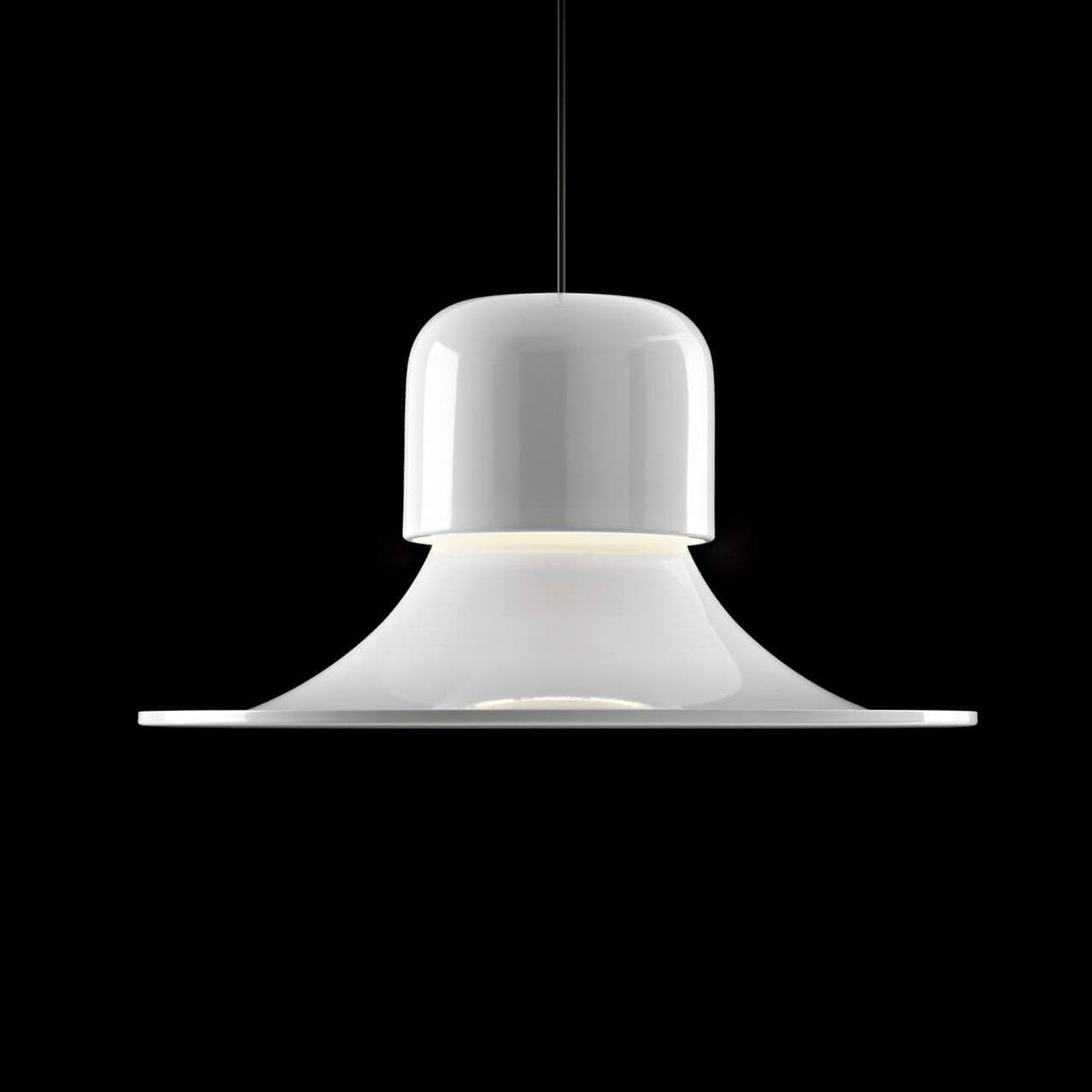 Nordisk Pendant Lamp Flared Red LED Modern