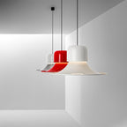 Nordisk Pendant Lamp Flared Red LED Modern