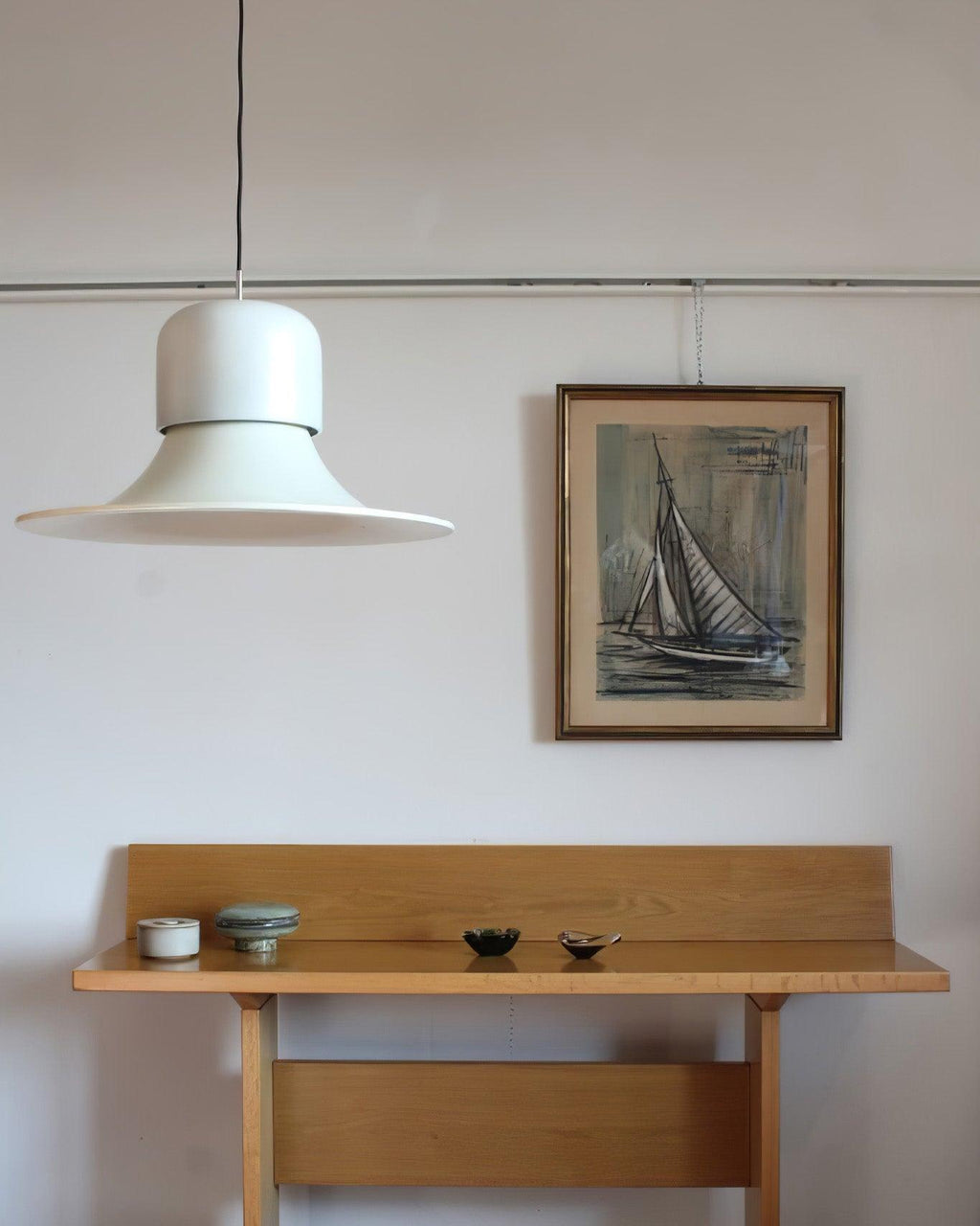 Nordisk Pendant Lamp Flared Red LED Modern