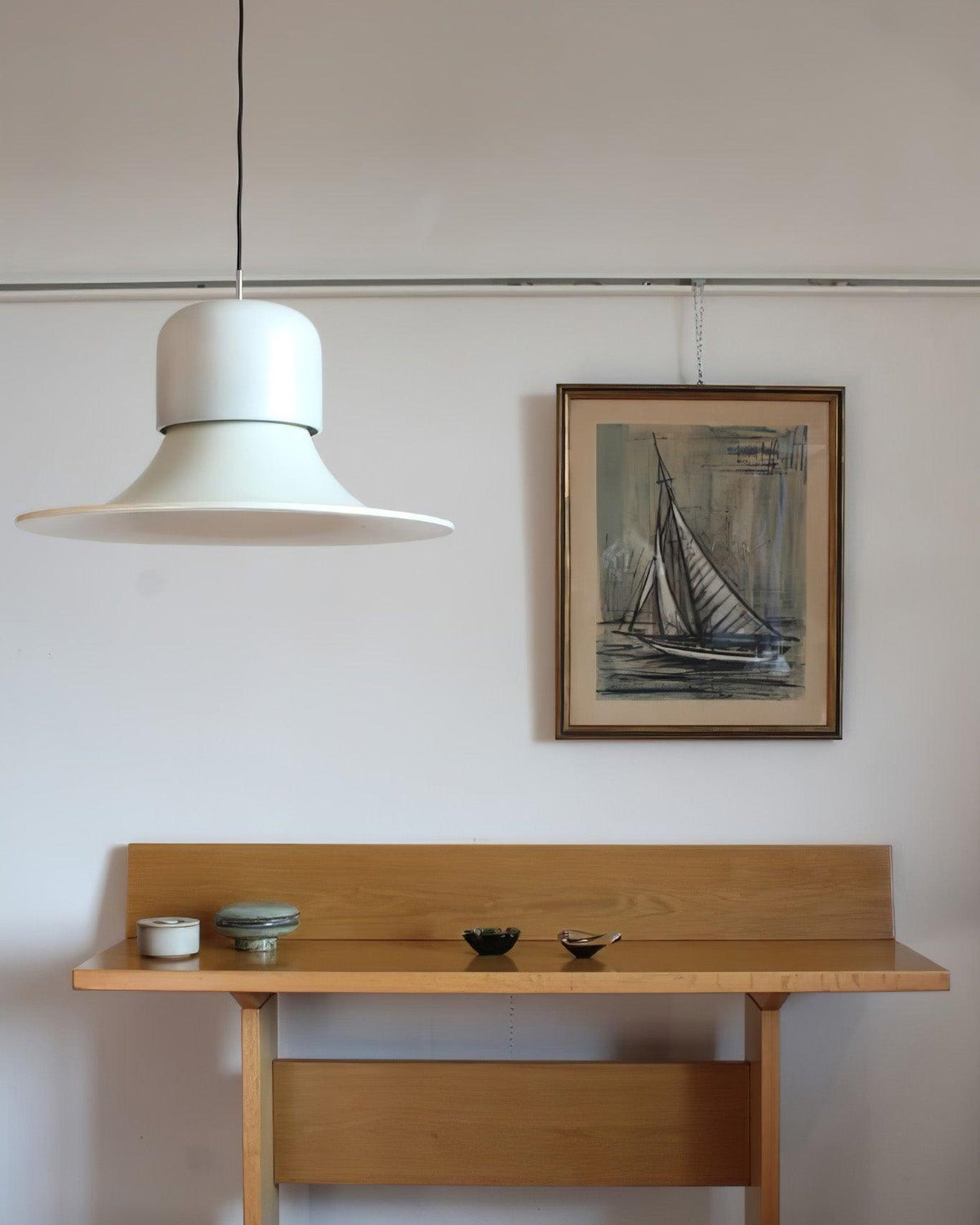 Nordisk Pendant Lamp Flared Red LED Modern