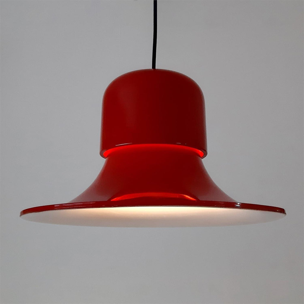 Nordisk Pendant Lamp Flared Red LED Modern