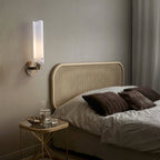 Norwalk Wall Lamp Brass Base With Dual Glass Shades For Hallways
