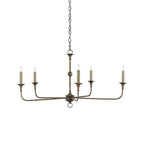 Unity Vintage Mid-century Bronze Chandelier - image 1