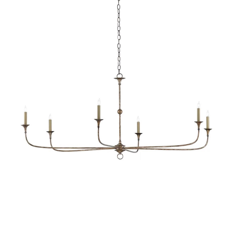 Unity Vintage Mid-century Bronze Chandelier - image 9