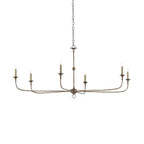 Unity Vintage Mid-century Bronze Chandelier - image 9