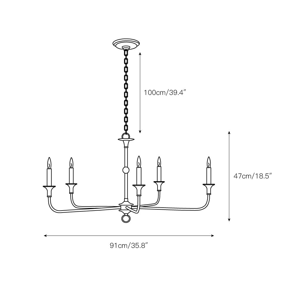Unity Vintage Mid-century Bronze Chandelier - image 7